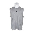 Miesten Adidas - Hihaton urheilupaita, koko L - Harmaa ()
