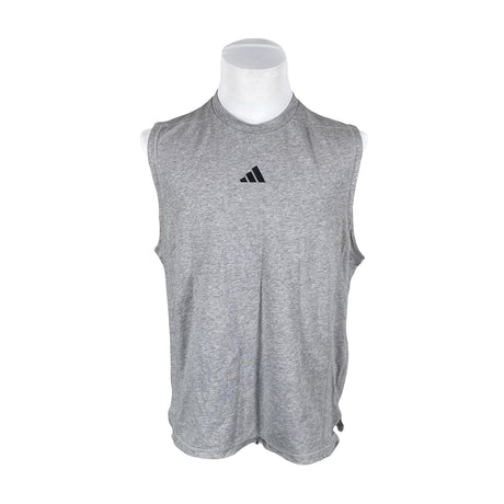 Miesten Adidas - Hihaton urheilupaita, koko L - Harmaa ()