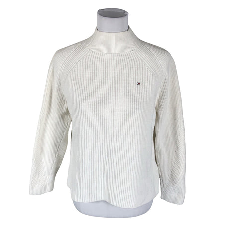 Naisten Tommy Hilfiger - Neulepaita, koko 38 - Valkoinen ()