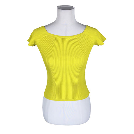 Naisten Karen Millen - T-paita, koko 36 - Keltainen ()