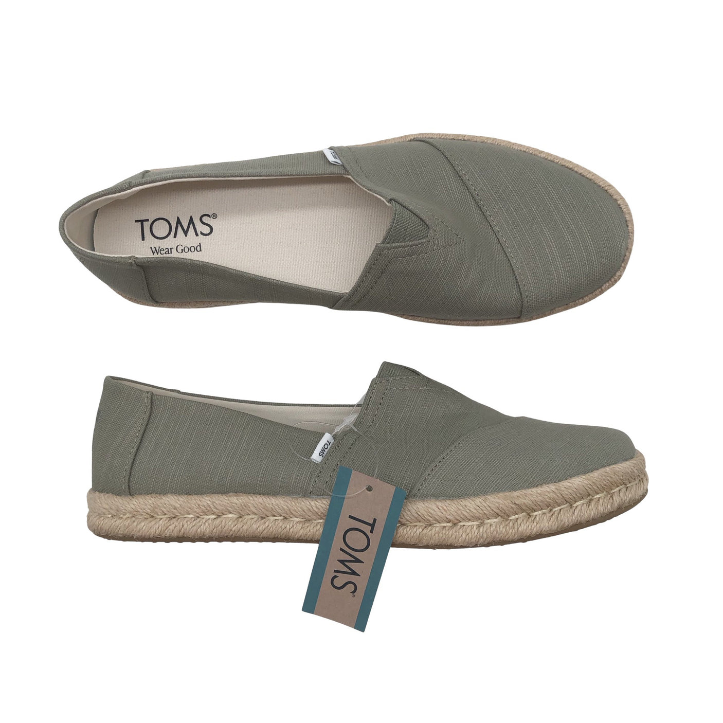 Naisten Toms - Loaferit, koko 38 - Vihreä (1)