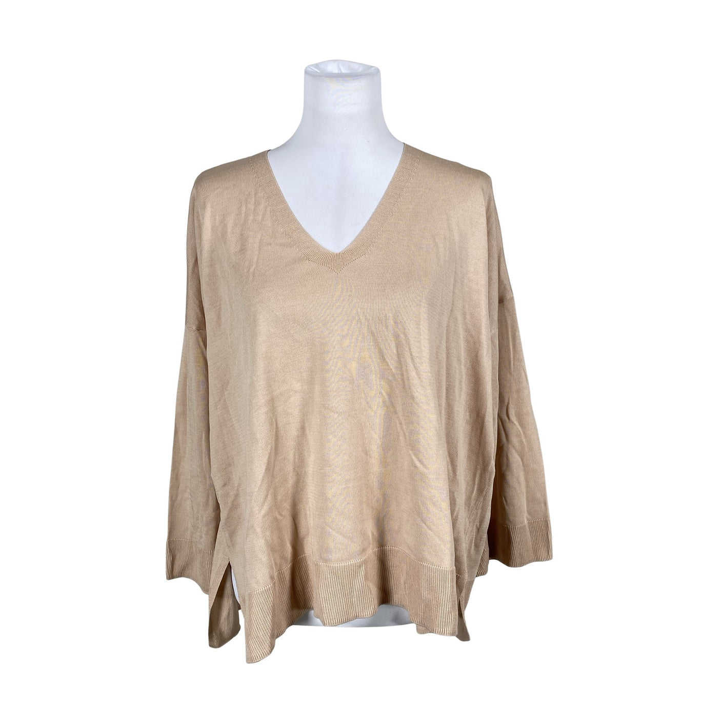 Naisten Part two - Neulepaita, koko 40 - Beige (1)