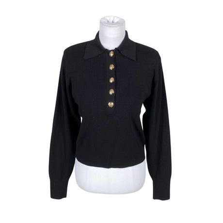 Naisten Massimo Dutti - Neulepaita, koko 38 - Musta ()