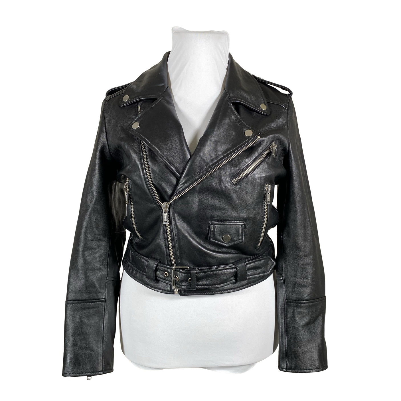 Naisten Deadwood - Nahkatakki, koko 42 - Musta (1)