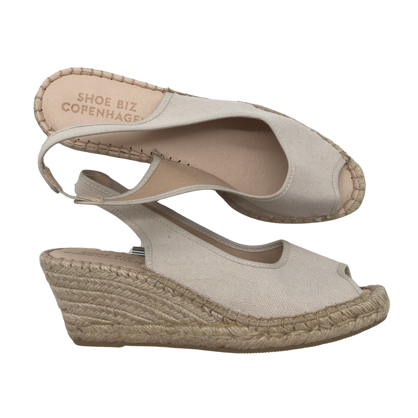 Naisten Shoe Biz Copenhagen - Kiilakorkosandaalit, koko 39 - Beige (1)