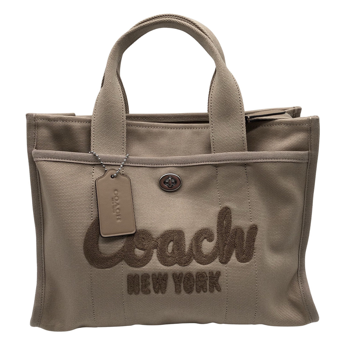 Naisten Coach - Käsilaukku, koko Maxi - Beige (1)