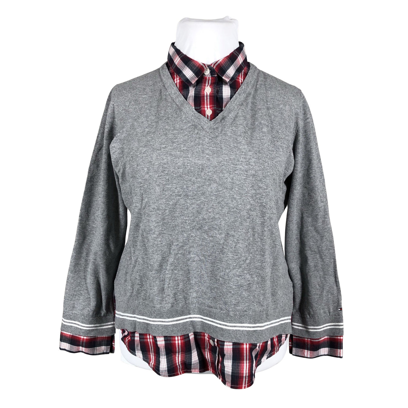 Naisten Tommy Hilfiger - Neulepaita, koko 42 - Harmaa (1)