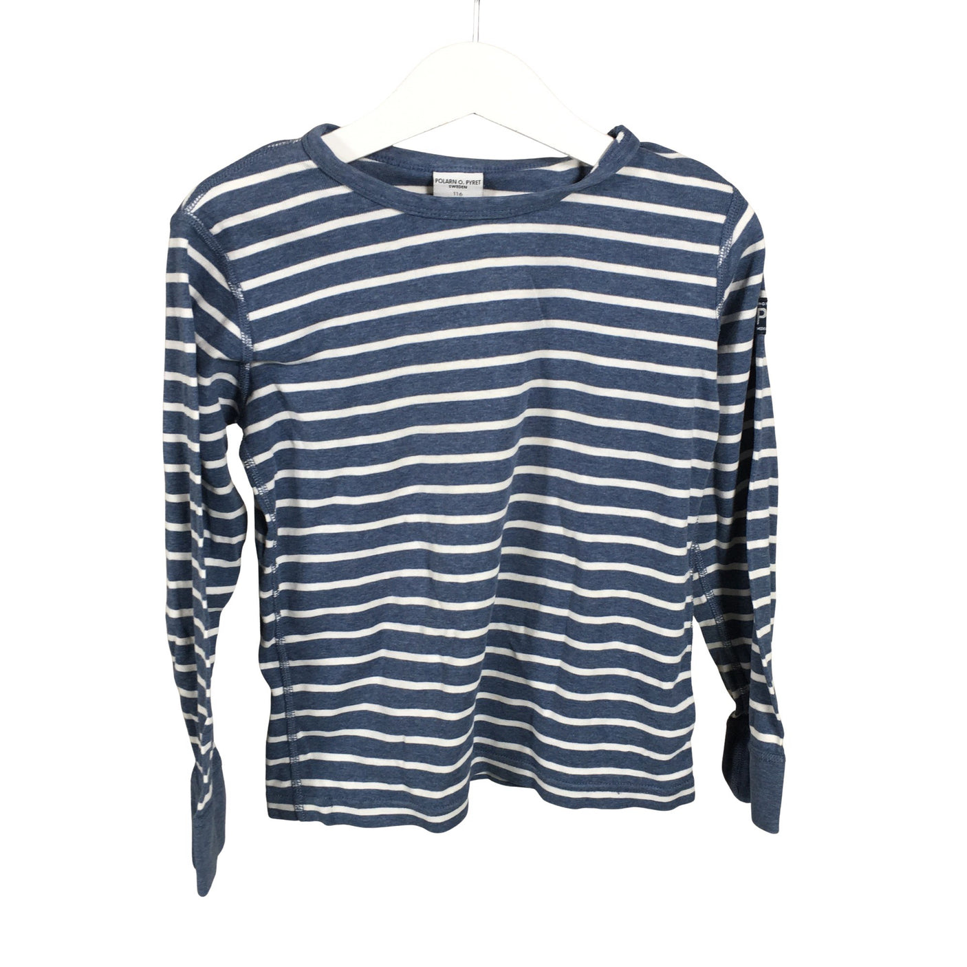 Unisex Polarn O. Pyret - Trikoopaita, koko 110 - 116 - Sininen (1)