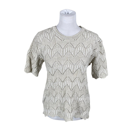 Naisten Handmade - Neulepaita, koko 38 - Beige ()