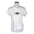 Naisten Tommy Jeans (Tommy Hilfiger) - T-paita, koko 36 - Valkoinen ()