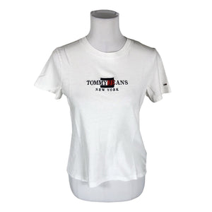 Naisten Tommy Jeans (Tommy Hilfiger) - T-paita, koko 36 - Valkoinen (1)