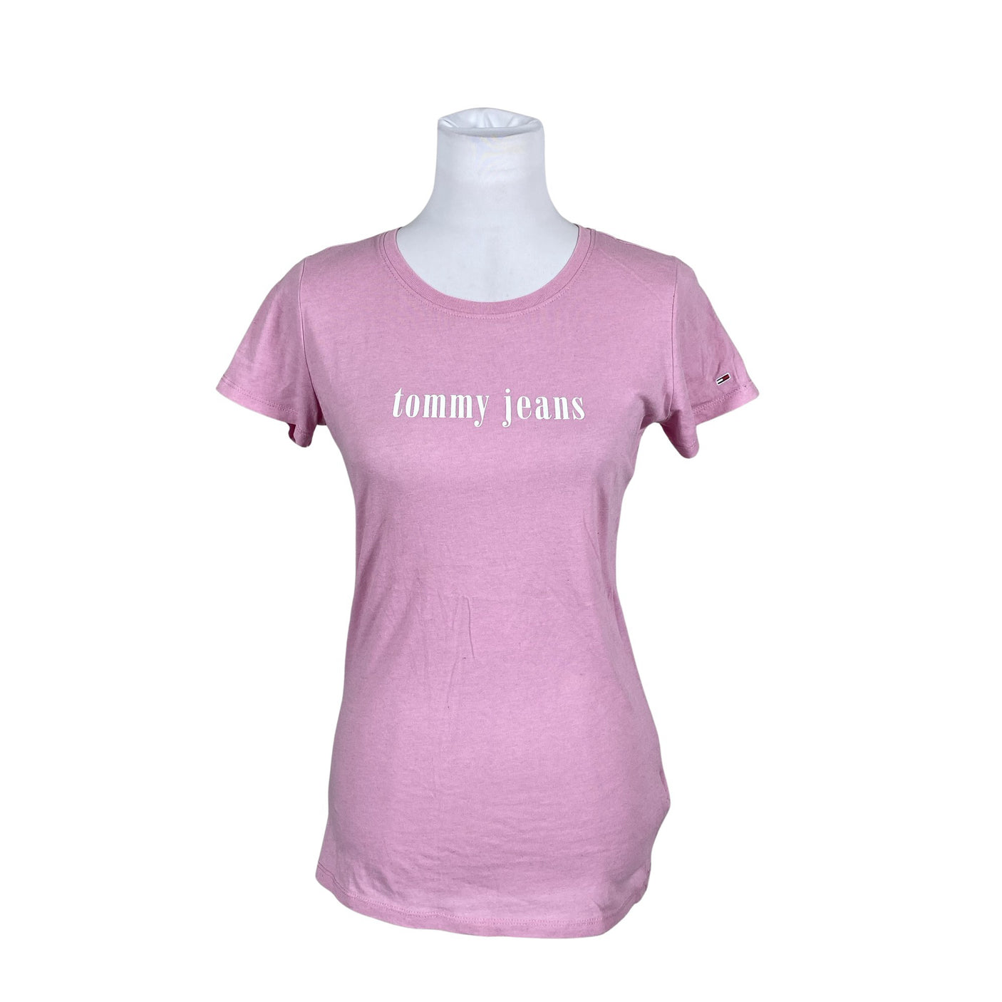 Naisten Tommy Jeans (Tommy Hilfiger) - T-paita, koko 38 - Pinkki (1)