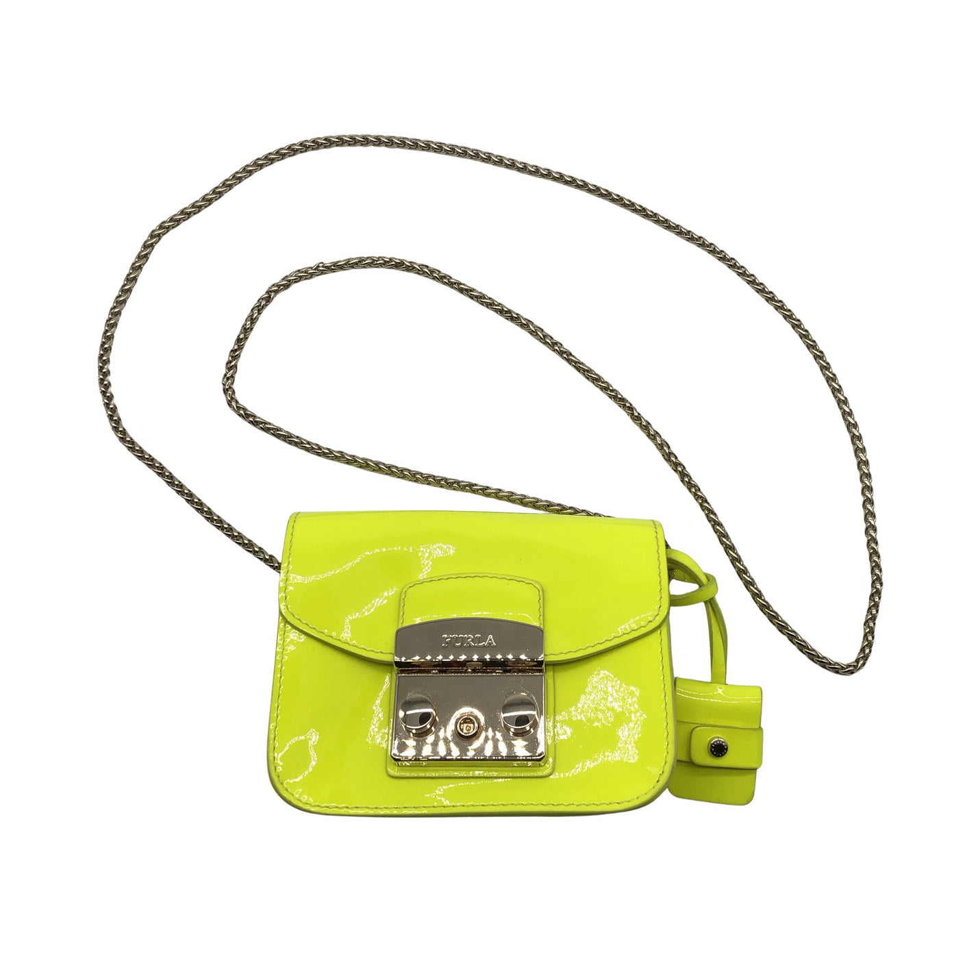 Naisten Furla - Olkalaukku, koko Mini - Keltainen (1)