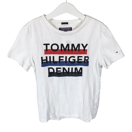 Unisex Tommy Hilfiger - T-paita, koko 122 - 128 - Valkoinen ()