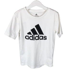 Unisex Adidas - Urheilupaita, lyhyet hihat, koko 122 - 128 - Valkoinen (1)