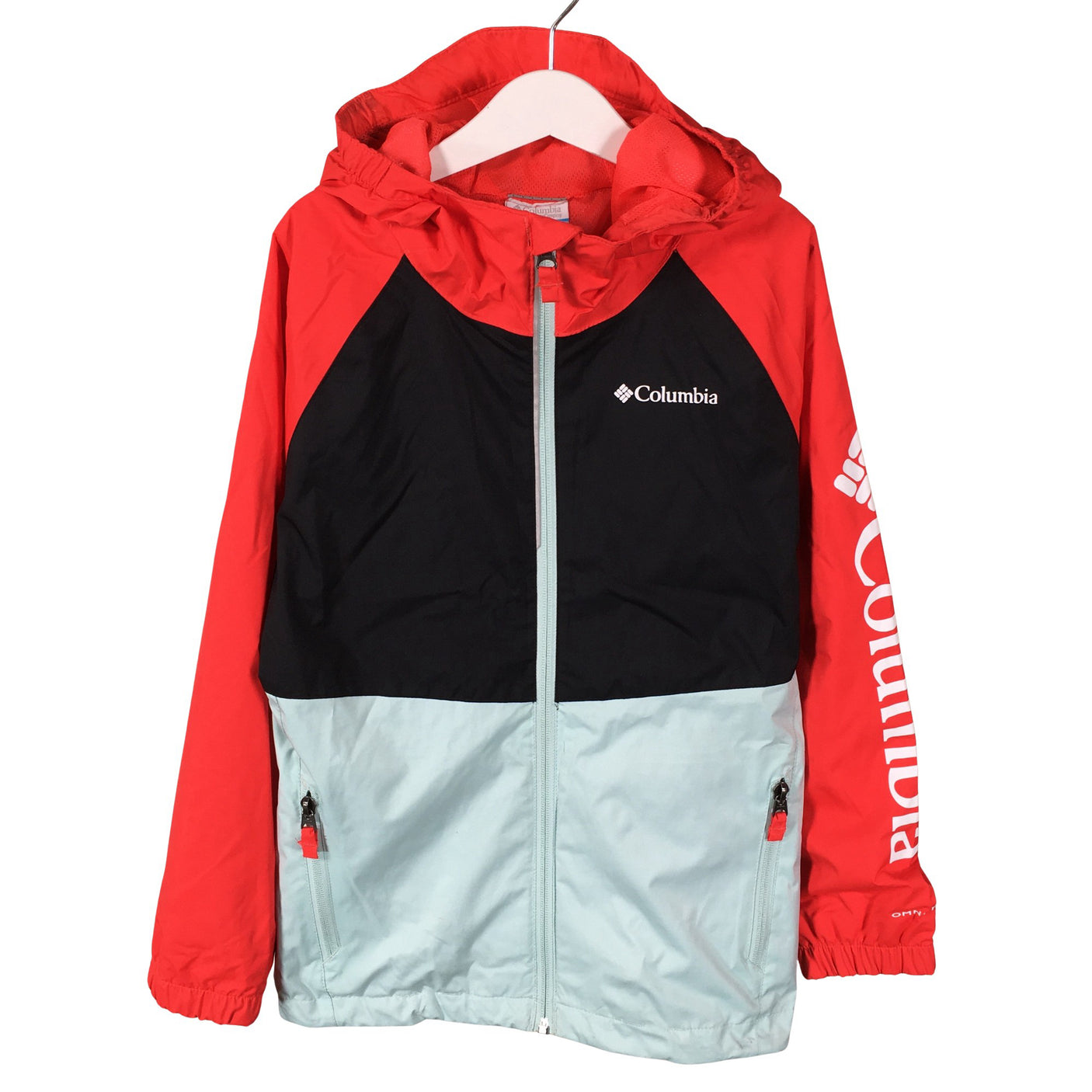 Unisex Columbia - Ulkoilutakki, koko 140 - 146 - Punainen (1)