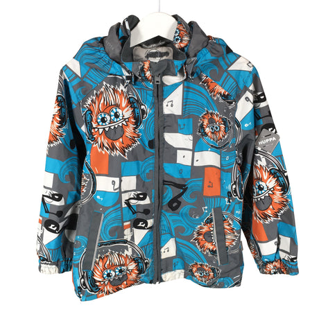 Unisex Huppa - Välikausitakki, koko 104 - 110 - Harmaa ()