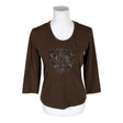 Naisten Gerry Weber - Trikoopaita, koko 38 - Ruskea ()