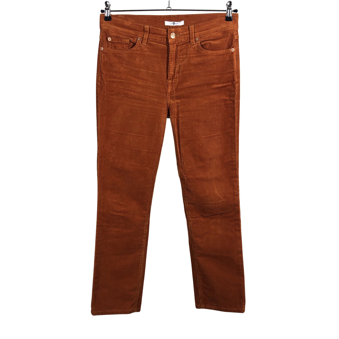 Naisten 7 for all mankind - Samettihousut, koko W29 - Oranssi (1)