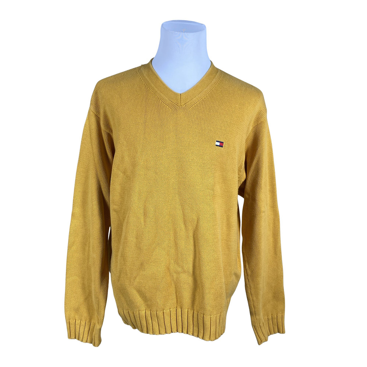 Miesten Tommy Hilfiger - Neulepaita, koko XL - Keltainen (1)