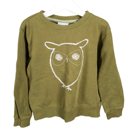 Unisex Knowledge Cotton Apparel - Collegepaita, koko 122 - 128 - Vihreä ()