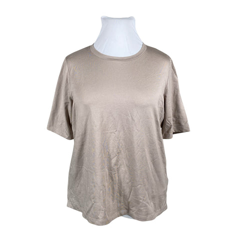 Naisten Essentials by Stockmann - T-paita, koko 42 - Ruskea ()