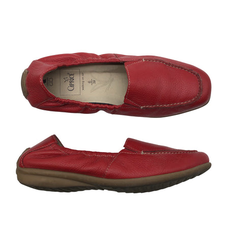 Naisten Caprice - Loaferit, koko 39 - Punainen ()