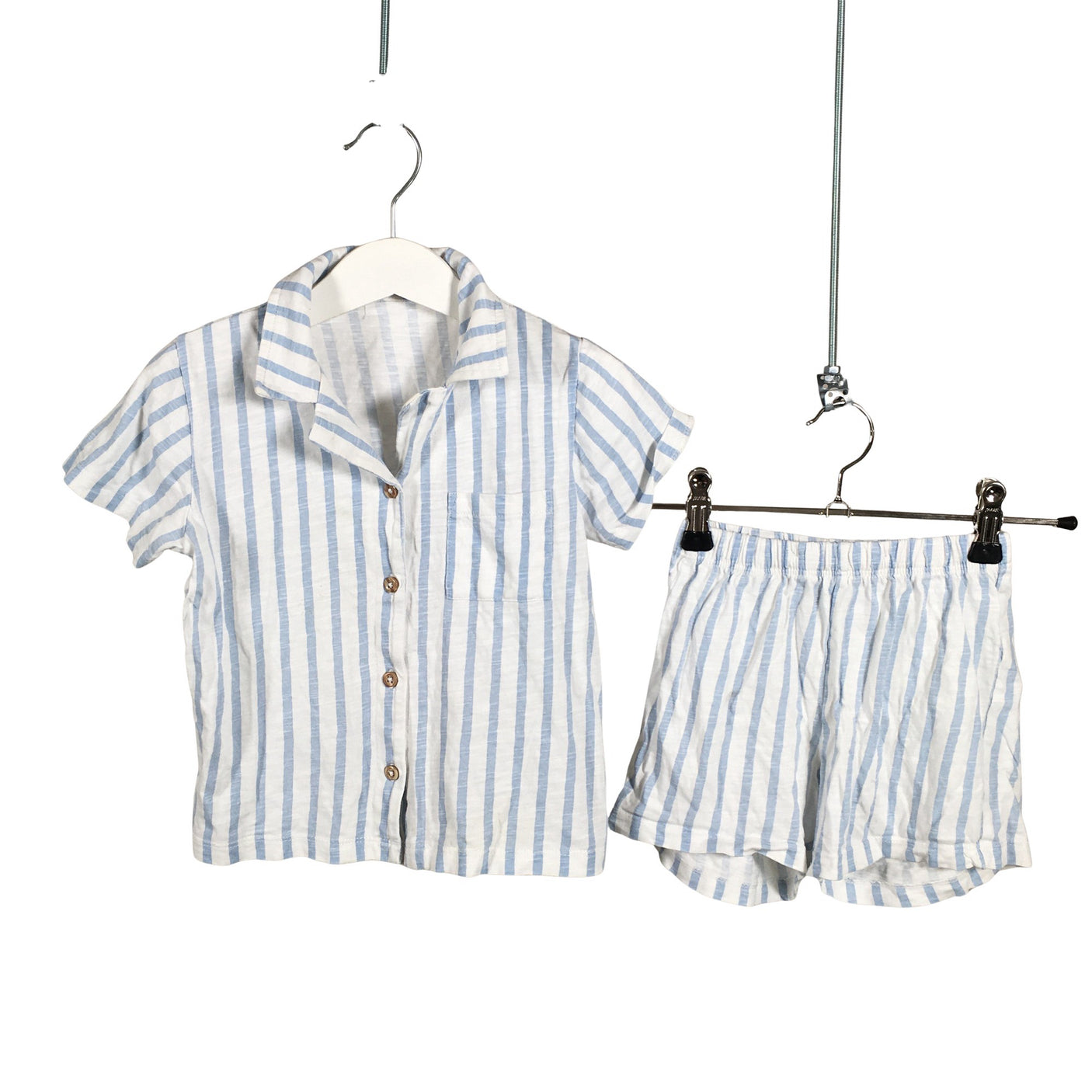 Unisex Lindex - Trikoopaita, koko 92 - 98 - Vaaleansininen (1)
