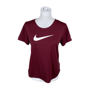 Naisten Nike - Urheilupaita, lyhyet hihat, koko 38 - Viininpunainen (1)