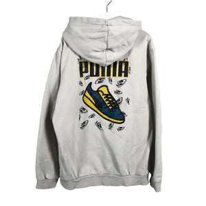 Unisex Puma - Lyhythihainen pusero, koko 158 - 164 - Beige (2)