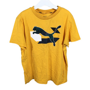 Unisex Puma - T-paita, koko 146 - 152 - Keltainen (1)