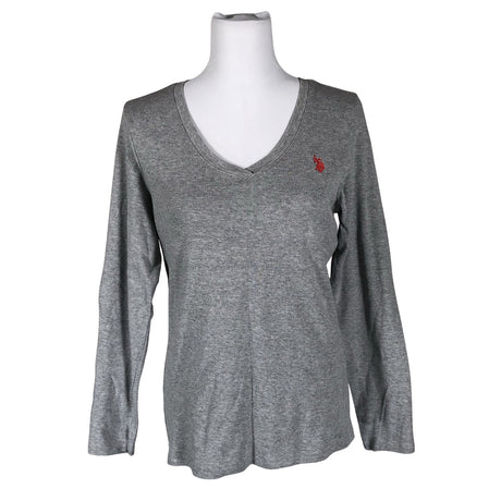 Naisten U.S. Polo Assn. - Trikoopaita, koko 40 - Harmaa ()