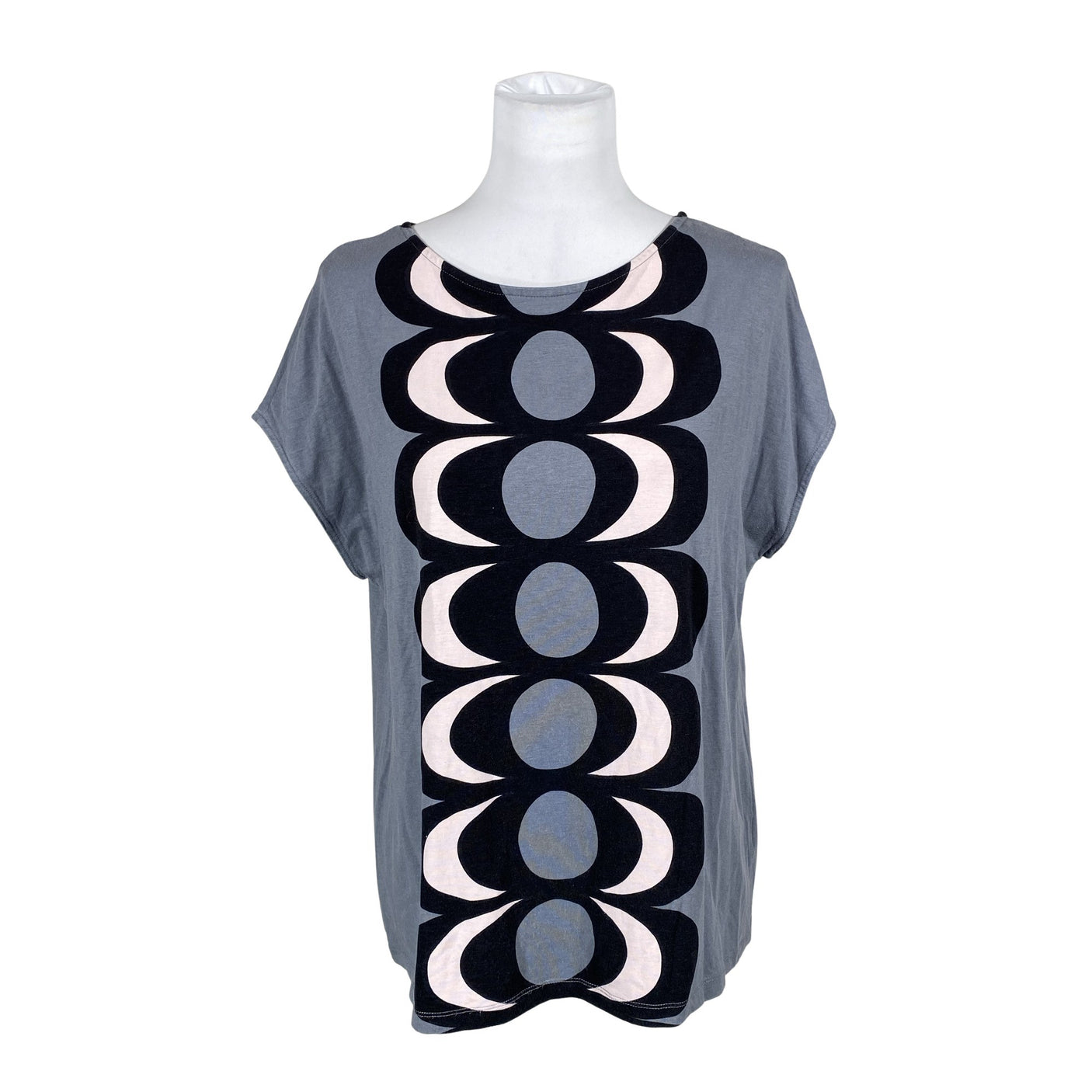 Naisten Marimekko - T-paita, koko 40 - Harmaa (1)