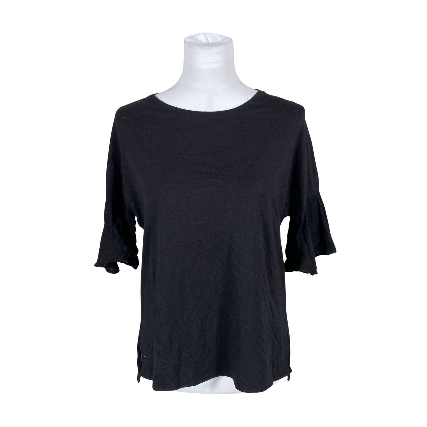 Naisten Massimo Dutti - T-paita, koko 38 - Musta (1)