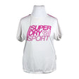 Naisten Superdry - Urheilupaita, lyhyet hihat, koko 38 - Valkoinen ()
