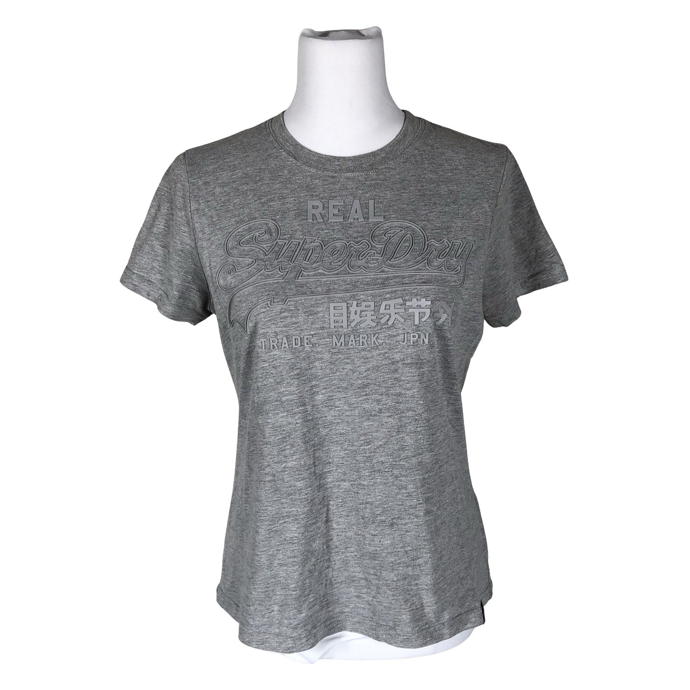 Naisten Superdry - T-paita, koko 40 - Harmaa (1)