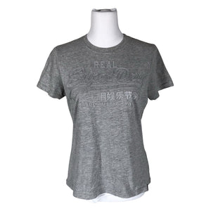 Naisten Superdry - T-paita, koko 40 - Harmaa (1)