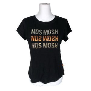 Naisten Mos Mosh - T-paita, koko 38 - Musta (1)