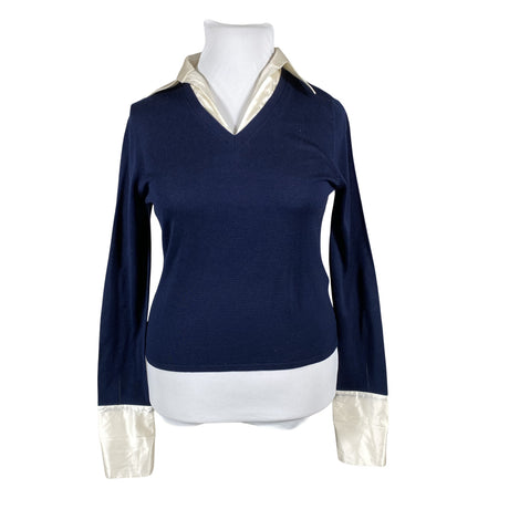 Naisten August Silk - Neulepaita, koko 42 - Sininen ()