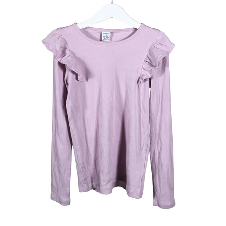 Tyttöjen Lindex - Trikoopaita, koko 134 - 140 - Violetti ()