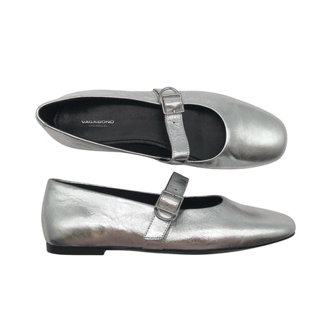 Naisten Vagabond - Ballerinat, koko 38 - Hopea ()