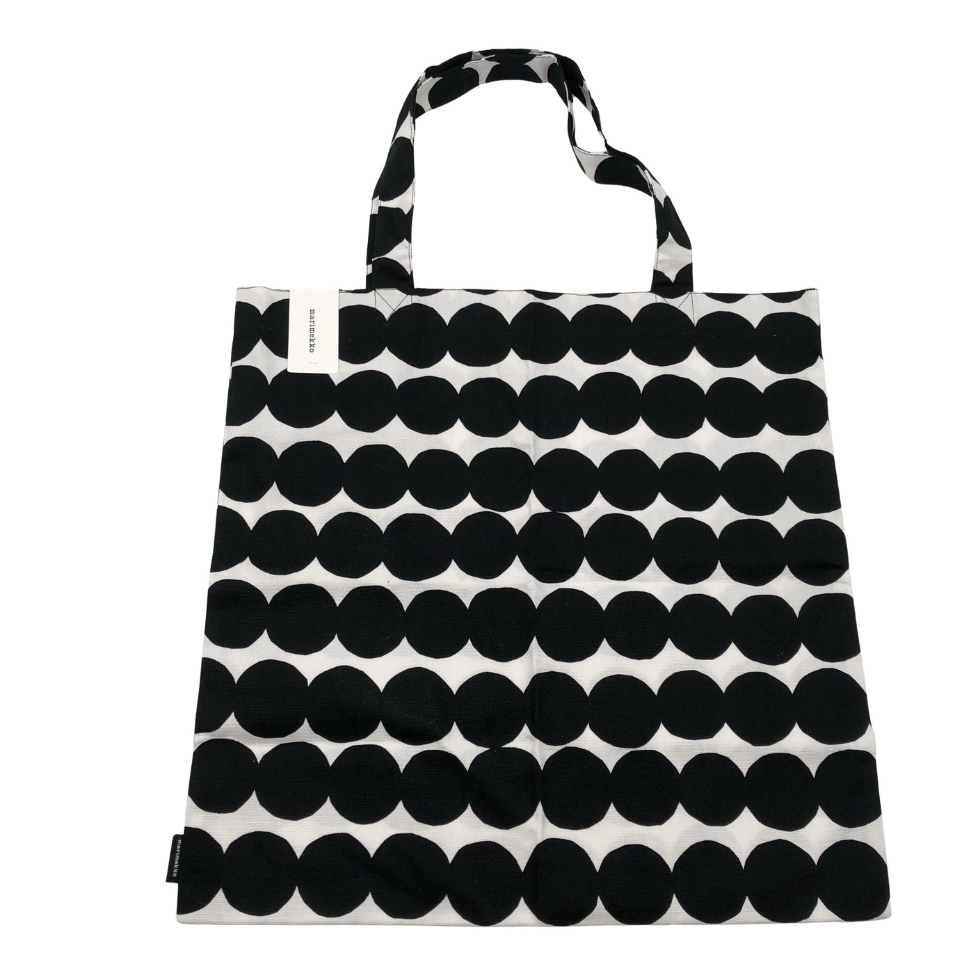 Unisex Marimekko - Ostoskassi, koko Maxi - Musta (1)