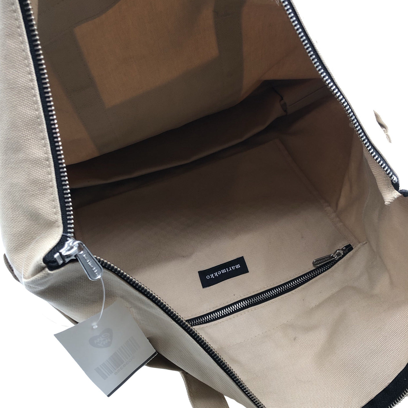 Naisten Marimekko - Käsilaukku, koko Maxi - Beige (3)