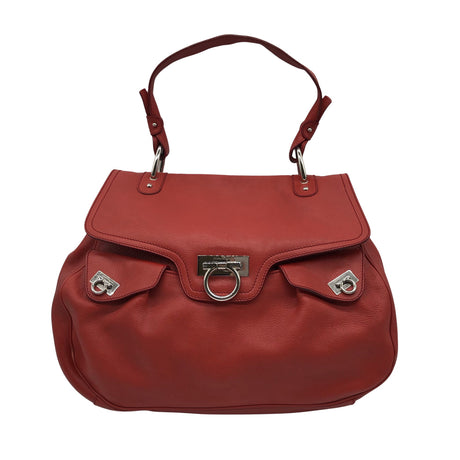 Naisten Salvatore Ferragamo - Käsilaukku, koko Maxi - Punainen ()