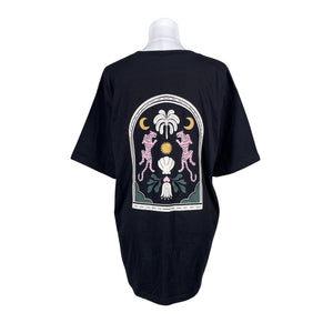 Naisten Uhana Design - T-paita, koko 40 - Musta (2)