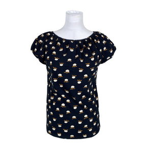 Naisten Marimekko - T-paita, koko 36 - Musta (1)