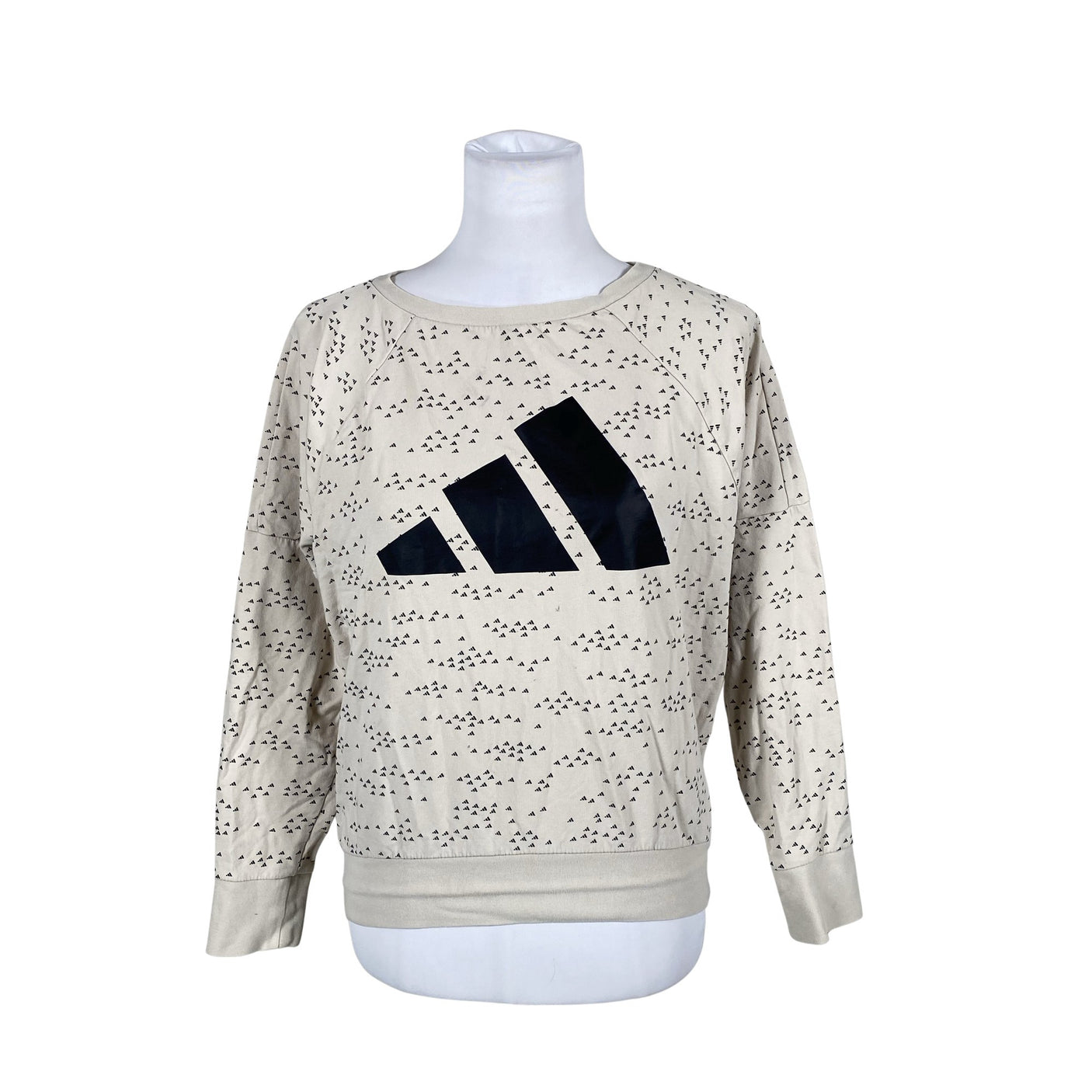 Naisten Adidas - Collegepaita, koko 34 - Beige (1)