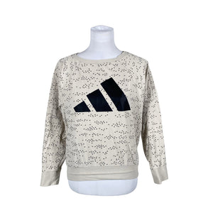 Naisten Adidas - Collegepaita, koko 34 - Beige (1)