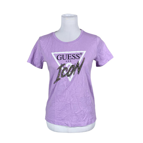 Naisten Guess - T-paita, koko 36 - Violetti ()