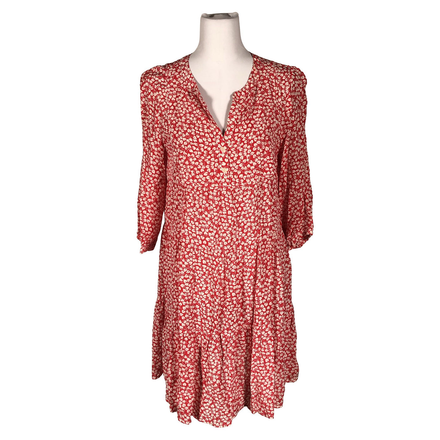 Naisten Gerard Darel - Sifonkimekko, koko 36 - Punainen (1)